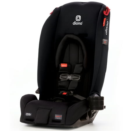 Diono Radian 3RX All-in-One Convertible Car Seat, Slim Fit 3 Across, Black Jet