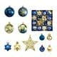 thumbnail image 2 of Decoración navideña Decoración navideña Juego de 45 bolas navideñas de diferentes formas Varios estilos de adornos para árboles de Navidad También se pueden usar para otras fiestas Bolas decorativas n, 2 of 8