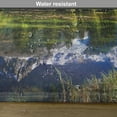 thumbnail image 6 of Ambesonne Outdoor Place Mats Set of 4, Mountain Lake Evergreen, Standard Size, Blue Green White, 6 of 6