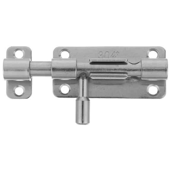 Stainless Steel Slide Lock: Barrel Bolt Door Latch 4-Inch - Slide Bolt Lock For Bathroom, Bedroom, Internal Doors - Heavy Duty Latch Hardware