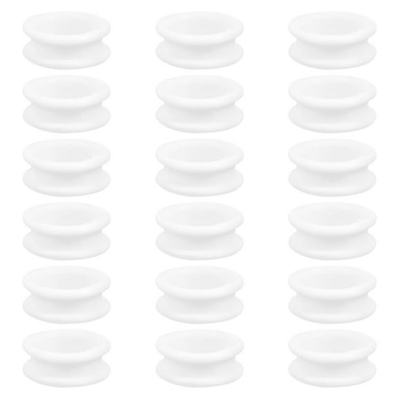 18pcs Pet Grooming Scissors Grips Hair Cutting Gripper Silicone Rings Hair Shear Grips Inserts for Barber Hair Shears Dog Grooming Finger Accessories