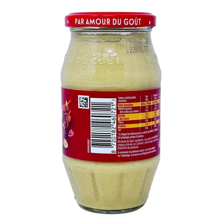 Amora Dijon Mustard Pack of 6 Large Jar - Walmart.com