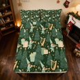 thumbnail image 4 of Manfei Gnome King Sheets Nisse Bedding, Slate Red 4 Pieces (1 Flat Sheet, 1 Fitted Sheet and 2 Pillowcases), 4 of 6