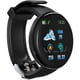 thumbnail image 1 of D18 Ritmo cardíaco Presión arterial Smartwatch Pantalla a color Rastreador de ejercicios Reloj inteligente IP65 Pulsera impermeable Eigraketly  EL1393-02B, 1 of 2
