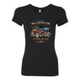 thumbnail image 2 of Wild Bobby, Ford Retro T-Bucket Roadster 1923 Vintage Garage Motors, Cars and Trucks, Women Slim Fit Junior Tee, Black, Small, 2 of 4
