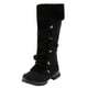 thumbnail image 1 of Zapatos para mujer, con cordones y cremallera, de algodón cálido para la nieve, estilo étnico, para correr, botas vaqueras., 1 of 6
