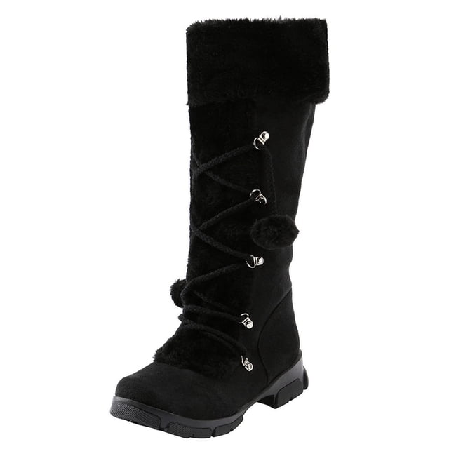 Zapatos para mujer, con cordones y cremallera, de algodón cálido para la nieve, estilo étnico, para correr, botas vaqueras.