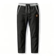 thumbnail image 4 of Rvwovn Men’s Breathable Casual Pants, Striped Waistband Drawstring Trousers for Summer Daily Wear, 4 of 5