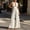 Milk White, variant on Women's Half-Zip Sleeveless V-Neck Wide Leg Jumpsuit – Pleated High Waist, Solid Color Elegant Romper for Summer Milk White，XL
