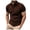 Coffee, variant on HOWPAY Men's Polo Shirts Short Sleeve Casual Classic Button Collared Tees Solid Color Stretch Lightweight Loose Fit Workout Golf Shirts BU1 L