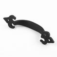 thumbnail image 6 of Renovators Supply Black Wrought Iron Cabinet Handle 4.8" L Dresser Door Pulls, 6 of 6