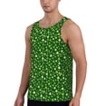 thumbnail image 2 of Gaeub Happy St. Patrick's day Men's Athletic Tank Top, Workout Sleeveless Shirts, Running Tank Tops for Gym, Running, Training - Small, 2 of 9