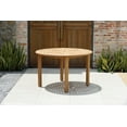 thumbnail image 4 of Amazonia Tichey 5-Piece Round Patio Dining Set |Teak Finish | 【4 Seating Capacity】 Includes 4 chairs & 1 table (30 inch H) White, 4 of 14