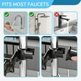 thumbnail image 6 of Clearance Drain Rack under $7 Kitchen Sink Faucet Organizer 2024 New Dish Sponge Holder Over Faucet Kitchen Sink Caddy Organizer Multifunction Organizer Rack For 0.71.1inch Round Water Pipe, 6 of 8
