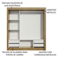 thumbnail image 5 of Ropero Closet Madesa Lyon Plus 3 Puertas con Espejos M/N, 5 of 5