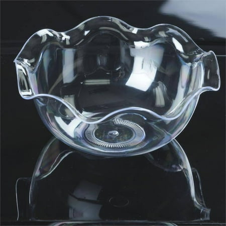 3/4 Oz Bowl - BalsaCircle Clear 12 pcs 3 oz Plastic Round Dessert Mini Bowls - Wedding Reception Party Buffet Catering Tableware