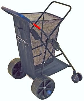 Wonder Wheeler Plus All Terrain Folding Cart WWC5-4670 Rio Brands 205403 