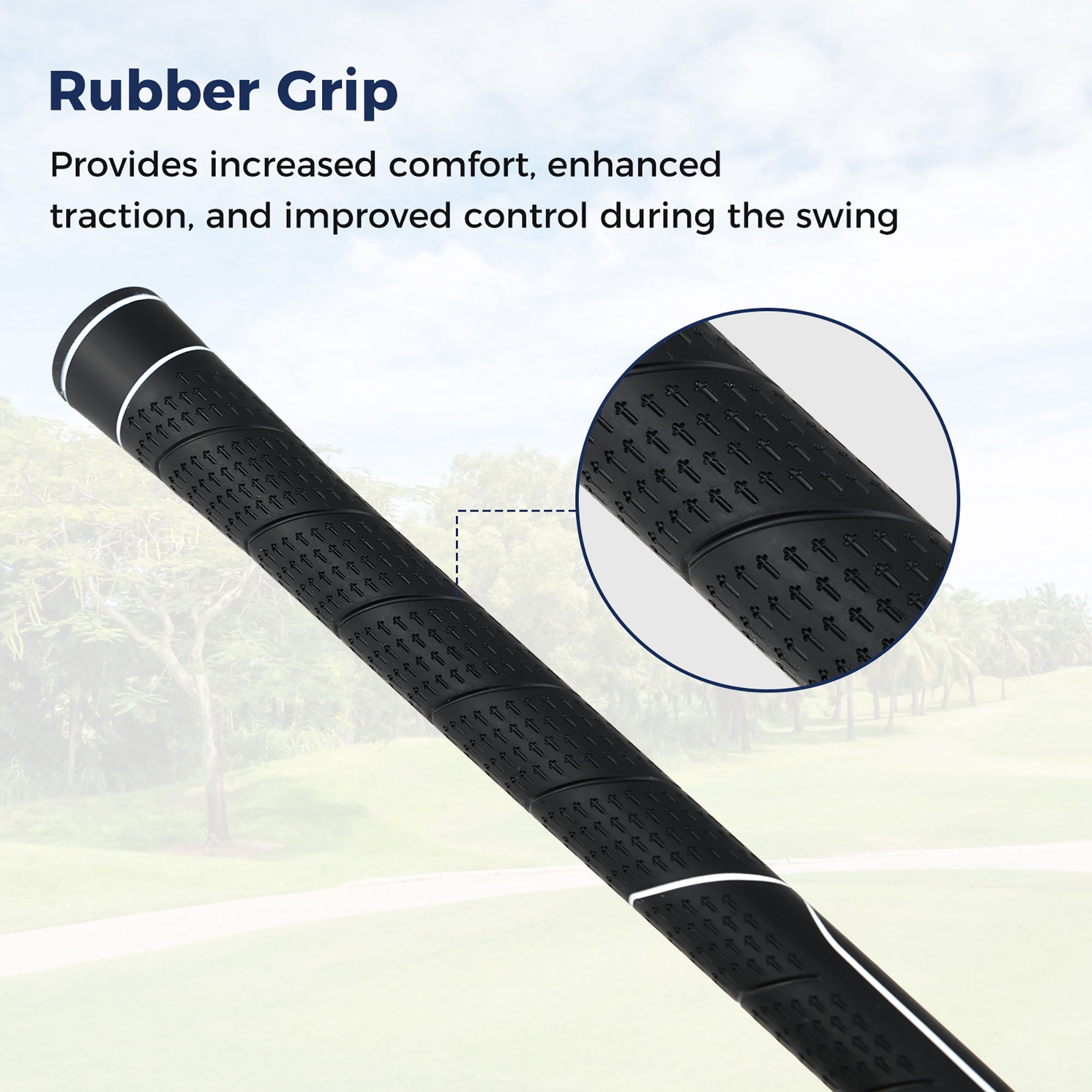 Gymax Driver Golf Club for Men 460CC 10.5° Individual Golf Driver w/ Graphite Shaft