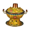 thumbnail image 2 of veasfak Shabu Shabu Hot Pot Sturdy Stockpot Family Gathering Home Use Pot yellow, 2 of 9