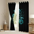 thumbnail image 3 of jejeloiu Speed Game Curtains Pack of 2 (42x84 Each),Cyan Motor Biker Curtains Blackout For Men Women, 3 of 6