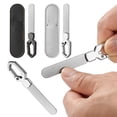 thumbnail image 2 of Hioecau Nail File Double-Sided Lightweight Metal Nail File Anti-Rust Toenail Fingernail File Nail Care Tool, 2 of 8