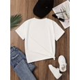 thumbnail image 2 of Girls' Casual Capybara Graphic Tee - Soft & Comfortable Short Sleeve T-Shirt in Vibrant Colors (Purple, Orange, Pink, Green, Blue) - Perfect for Summer Fun, Capybara T Shirt, 2 of 5
