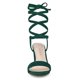 thumbnail image 3 of Sandalias de tacón Grueso con Cordón Arriba Allegra K Verde 36, 3 of 7