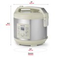 thumbnail image 3 of Starfrit Low-Carb Rice Cooker 14-Cup, Reduces Carbs Up To 30%, 7 Preset Functions, Steamer Basket, Non-Stick Pot, Easy Clean, Healthy Cooking, Rice Brown White Soup Steam Slow Cook, 3 of 10