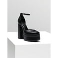 thumbnail image 6 of Womens High Chunky Platform Block Heel Square Toe Closed Ankle Strap Dress Party Festival Prom Pumps Shoes 2026, 6 of 10