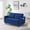 Blue, variant on CKEASEAN 55.1" 3 in 1 Convertible Loveseat Sleeper Sofa Bed, Comfy Velvet Pull Out Couch Bed with Cushion Back, Futon Sofa Bed with Throw Pillows and Pockets for Living Room, Bedroom, Apartment