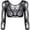 Noir, variante sur Kelon sous-Vêtements en Liquidation T-Shirt Mélangé pour Femmes Gaine Sans Coutures pour les Bras Manches Merveilleuses Cardigan en Dentelle à Col en V Transparent pour Femmes