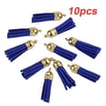 thumbnail image 3 of Toystoory 10 piezas de dijes de llavero, borlas, accesorios de decoración, suministros para encontrar, accesorios artesanales, accesorios para Artesanía azul real, 3 of 6