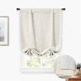 thumbnail image 1 of Cortinas de lino opacas DriftAway, 63 x 120 cm, color negro, 1 of 8