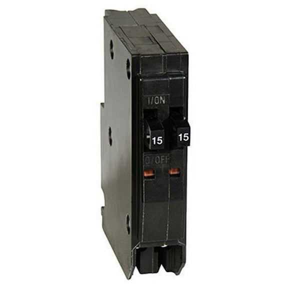 Square D by Schneider Electric QOT1515CP QO 2-15 Amp Single-Pole Tandem Circuit Breaker
