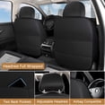 thumbnail image 3 of 2019 for NISSAN MURANO Seat Cover, Black Car Seat Covers, Premium Leather Front two seats With a Headrest and Lumbar Support Protect and Upgrade Seats, Airbag-Compatible, 3 of 7