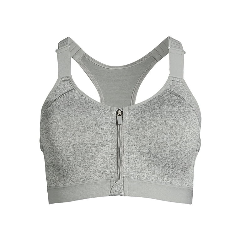 Zipper sports bra walmart on sale