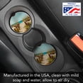 thumbnail image 2 of CounterArt "Path To The Ocean" 1 Pack Absorbent Stone Coaster for Vehicle Cup Holder 2.6” Diameter, 2 of 7