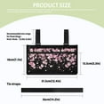 thumbnail image 7 of COEQINE Pink Cherry Blossoms Wheelchair Armrest Side Hanging Storage Bag for Adults Drive Wheelchair Bags to Hang on Back Wheelchair Side Bag Armrest Pouch Small Wheelchair Bags for Back of Chair, 7 of 7