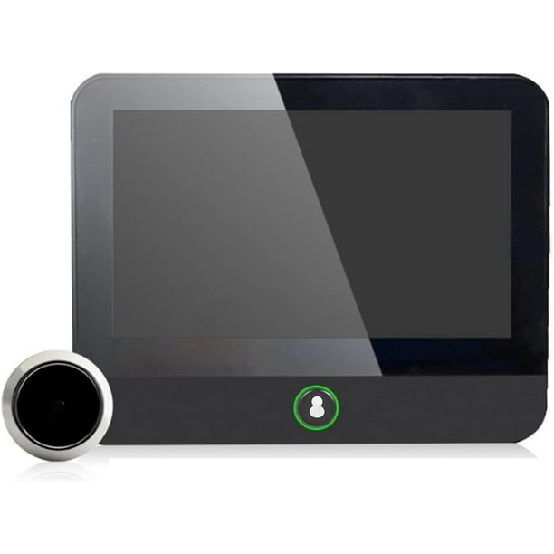 Mirilla digital para puerta, cámara HD 1080P con pantalla LCD a color, detección de movimiento y gran angular de 120°, videoportero con WiFi.