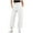 White, variant on cfhntfmh Sweatpants for Women Soft Elastic Waisted Wide Leg Pants Fall Fashion Outfits Clothes with Pockets
