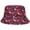 Red Black, variant on CoCopeaunts Colorful Tie Dye Bucket Hat for Women Rainbow-Vortex Bucket Cap Summer Sunscreen Fashion Reversible Fisherman Hat