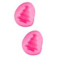thumbnail image 6 of Jiyike 2pcs Silicone Christmas Tree Shape Cake Mold Chocolate Sugar Craft Mould Decorative Bakery DIY Accessory, 6 of 10
