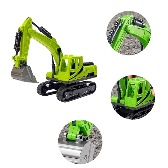 VWRXBZ Plastic Excavator Toy Construction Vehicle Model 7 Inch with Flexible Arm 360 Rotation for Boys boys Gift Indoor Outdoor Sand Play