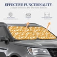 thumbnail image 4 of Naloa Funny goose family Print 2-Piece Windshield Sunshade,Foldable Car Front Window Sun Shades,for Most Sedans SUV Truck-Medium, 4 of 6