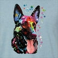 thumbnail image 5 of Wild Bobby Dean Russo German Shepherd Dog Lover Men Premium Tri Blend Tee, Denim, Large, 5 of 5