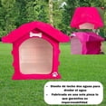 thumbnail image 2 of Casa Para Perro Q Perrón Raza Extra Chica Color Rosa, 2 of 6