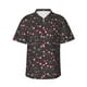 thumbnail image 1 of Fotbe Valentine'S Day Camisa Hawaiana para Hombre Unisex – Camisa Casual de Verano con Botones de Manga Corta de Algodón y Lino,XX-Large, 1 of 7