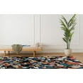 thumbnail image 7 of Teppich Homes Tufted Wool Area Rug 7x10 - Handmade Black Carpet for Living Room and Bedroom - Soft, Elegant Design, 7 of 7