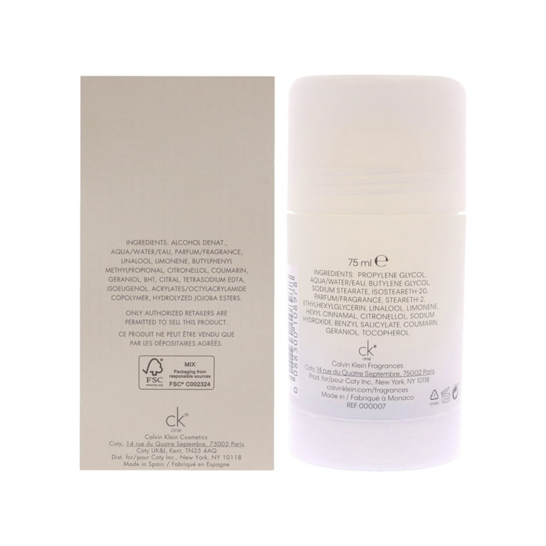 Calvin Klein CK One Kit, 3.3oz EDT Spray, 2.6oz Deodorant Stick