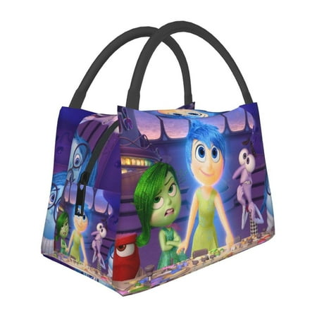 

Inside Out Film Portable Insulation Lunch Bags Thermal Bento Bag Student Lunch Box Lunchbag Reusable Picnic Bag Snack Bag Ice Bag